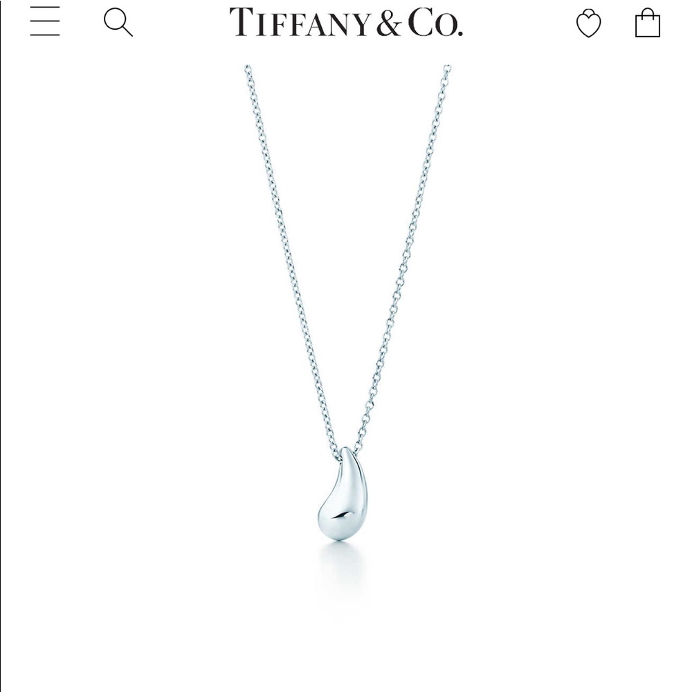 NIB Tiffany & Co. Elsa Peretti Teardrop Pendant